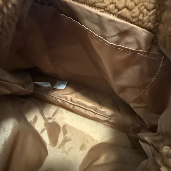 PINK Victoria's Secret Cozy Brown Teddy Tote - Picture 9 of 9